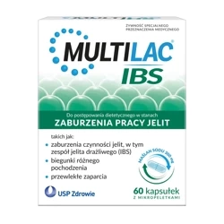 MULTILAC IBS, maślan sodu, 60KAPSUŁEK