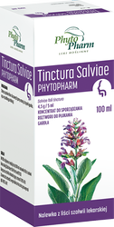 TINCTURA SALVIAE,SZAŁWIA (PHYTOPHARM) 100ML