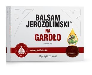 Balsam Jerozolimski na Gardło, 16 pastylek do ssania