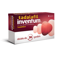 Tadalafil Inventum 10 mg 2 tabletki