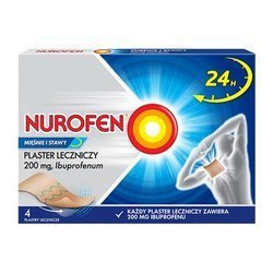 Nurofen Mieśnie i Stawy, 4 plastry lecznicze