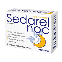 Sedarel Noc 20 tabletek