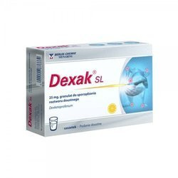Dexak SL 25 mg 10 saszetek