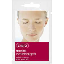 ZIAJA MASKA DO TWARZY CZERWONA DOTLENIAJĄCA 7ML