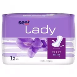 SENI LADY PLUS WKŁADKI UROLOGICZNE 15SZTUK