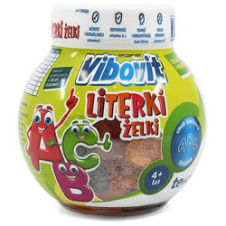 Vibovit Literki, żelki, 50 sztuk