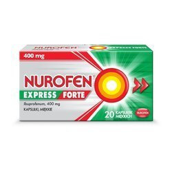 Nurofen Express Forte 400 mg 20 kapsułek