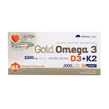Olimp Gold Omega 3 D3+K2, 30 kapsułek