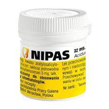NIPAS 32MG, TABLETKI DO ZĘBODOŁU 50SZTUK