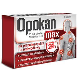Opokan Max 15 mg 10 tabletek