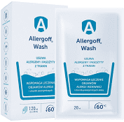 Allergoff Wash dodatek do prania 6 x 20 ml, eliminuje wszy, kleszcze,roztocza