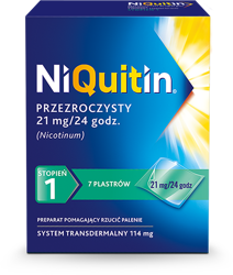 Niqutin plastry 21 mg/ 24 h 7 sztuk