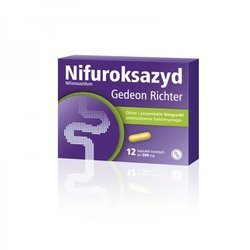 NIFUROKSAZYD RICHTER 200MG 12KAPSUŁEK
