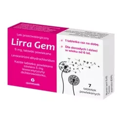 Lirra Gem 5 mg 7 tabletek