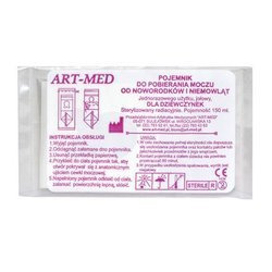 POJEMNIK DO POBRANIA MOCZU JAŁOWY(DZIEWCZYNKA)1SZT