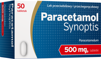 PARACETAMOL SYNOPTIS 500MG 50TABLETEK