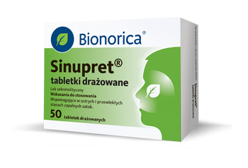 Sinupret 50 tabletek
