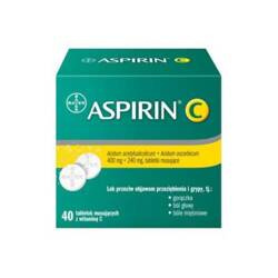 Aspirin C 40 tabletek musujących