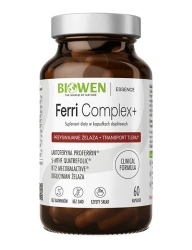 Biowen Ferri Complex+, żelazo, 60 kapsułek