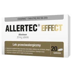 Allertec Effect 20 mg 20 tabletek