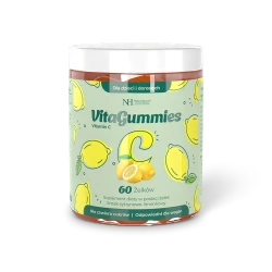 Noble Health VitaGummies Vitamin C, żelki cytrynowo-limonkowe, 60 sztuk