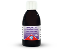 GENCJANA 1% ROZTWÓR SPIRYTUSOWY (PIOKTANINA) 20G