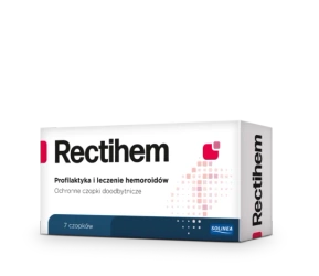 Rectihem, czopki doodbytnicze, na hemoroidy, 7 sztuk