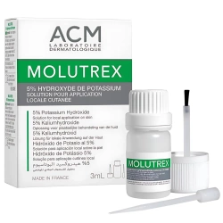 Molutrex 5% roztwór, mięczak zakaźny, 3 ml