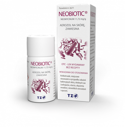 Neobiotic aerozol z antybiotykiem, na rany 16 g