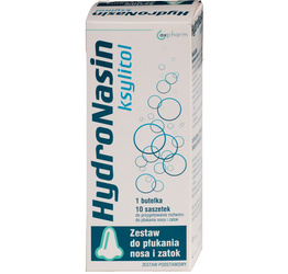 HYDRONASIN KSYLITOL BUTELKA+10SASZETEK