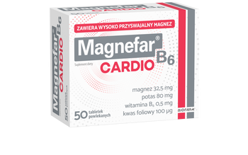 Magnefar B6 Cardio 50 tabletek