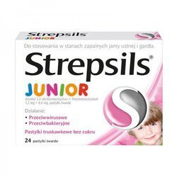 Strepsils Junior 24 tabletki do ssania