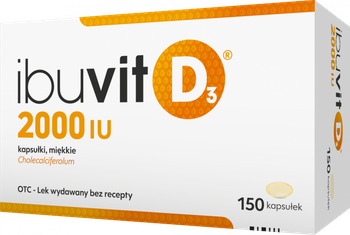 Ibuvit D3 2000 IU 150 kapsułek, duże opakowanie