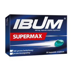 Ibum Supermax 600 mg 20 kapsułek