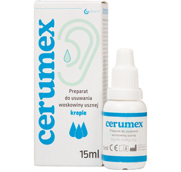 CERUMEX KROPLE DO HIGIENY USZU 15ML