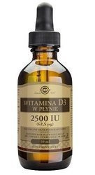SOLGAR WITAMINA D3 W PŁYNIE 2500 IU,  59 ML