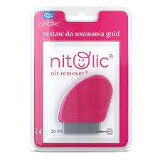 Pipi Nitolic, Zestaw do usuwania gnid z grzebieniem, 20 ml