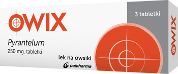 Pyrantelum OWIX 250 mg 3 tabletki