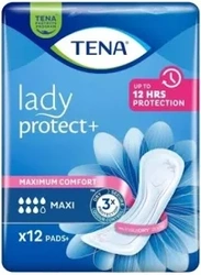 PODPASKI UROLOGICZNE TENA LADY PROTECT+ MAXI 12SZTUK