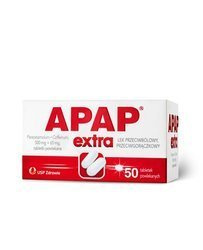 Apap Extra 50 tabletek