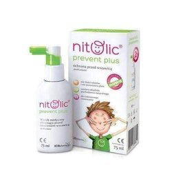 Pipi Nitolic Prevent Plus, spray przeciw wszawicy, 75 ml