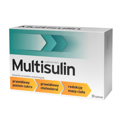 Multisulin, 30 tabletek, data ważności 08.27