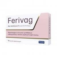 Ferivag, laktoferyna, 14 kapsułek dopochwowych, data ważności 02.26