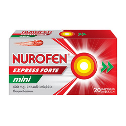 Nurofen Express Forte Mini 400 mg 20 kapsułek
