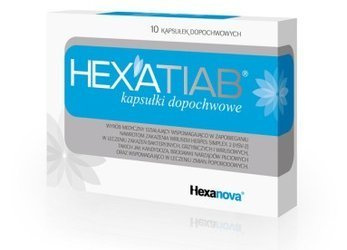 Hexatiab kapsułki dopochwowe 10 sztuk