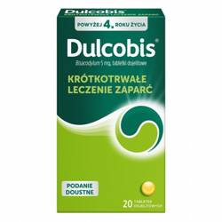 Dulcobis 5 mg 20 tabletek