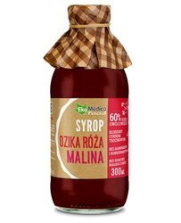 EKAMEDICA SYROP DZIKA RÓŻA, MALINA 300ML