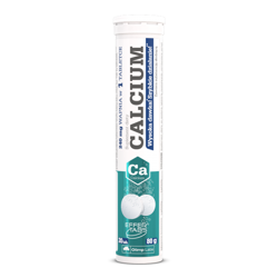 Olimp Calcium, smak cytrynowy, 20 tabletek musujących