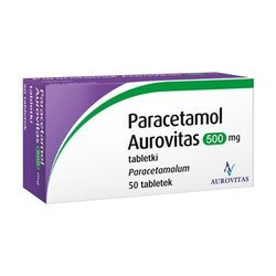 Paracetamol Aurovitas 500 mg 50 tabletek