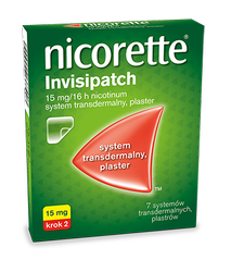 Nicorette Invisipatch 15 mg/ 16 h, 7 plastrów
